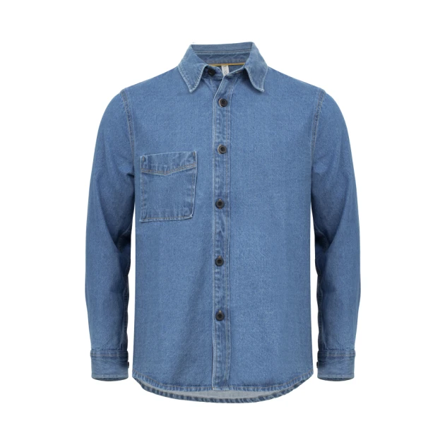 Jeansskjorta CLIQUE 305 GSM i färgen Jeans