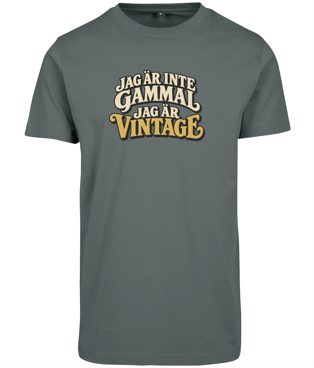 T-shirt Vintage i färgen Bottle Green