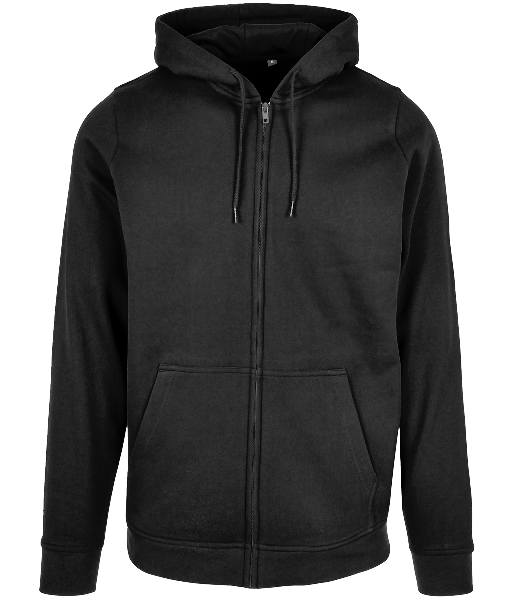 Zip Hoodie 270 GSM i färgen Svart