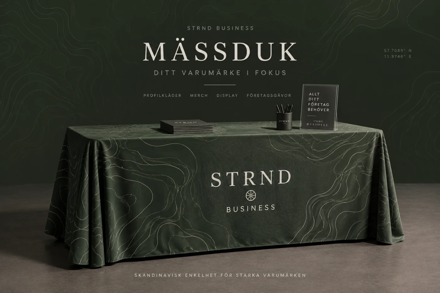 Mässduk från 1 meter