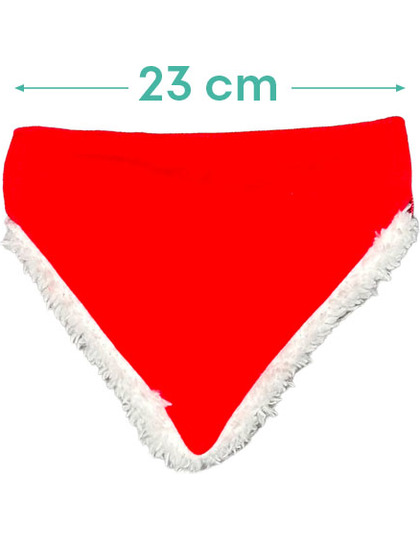 Dog Christmas Bandana i färgen Röd