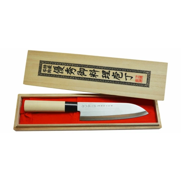 Satake Houcho Santoku i balsabox i färgen SVK001W