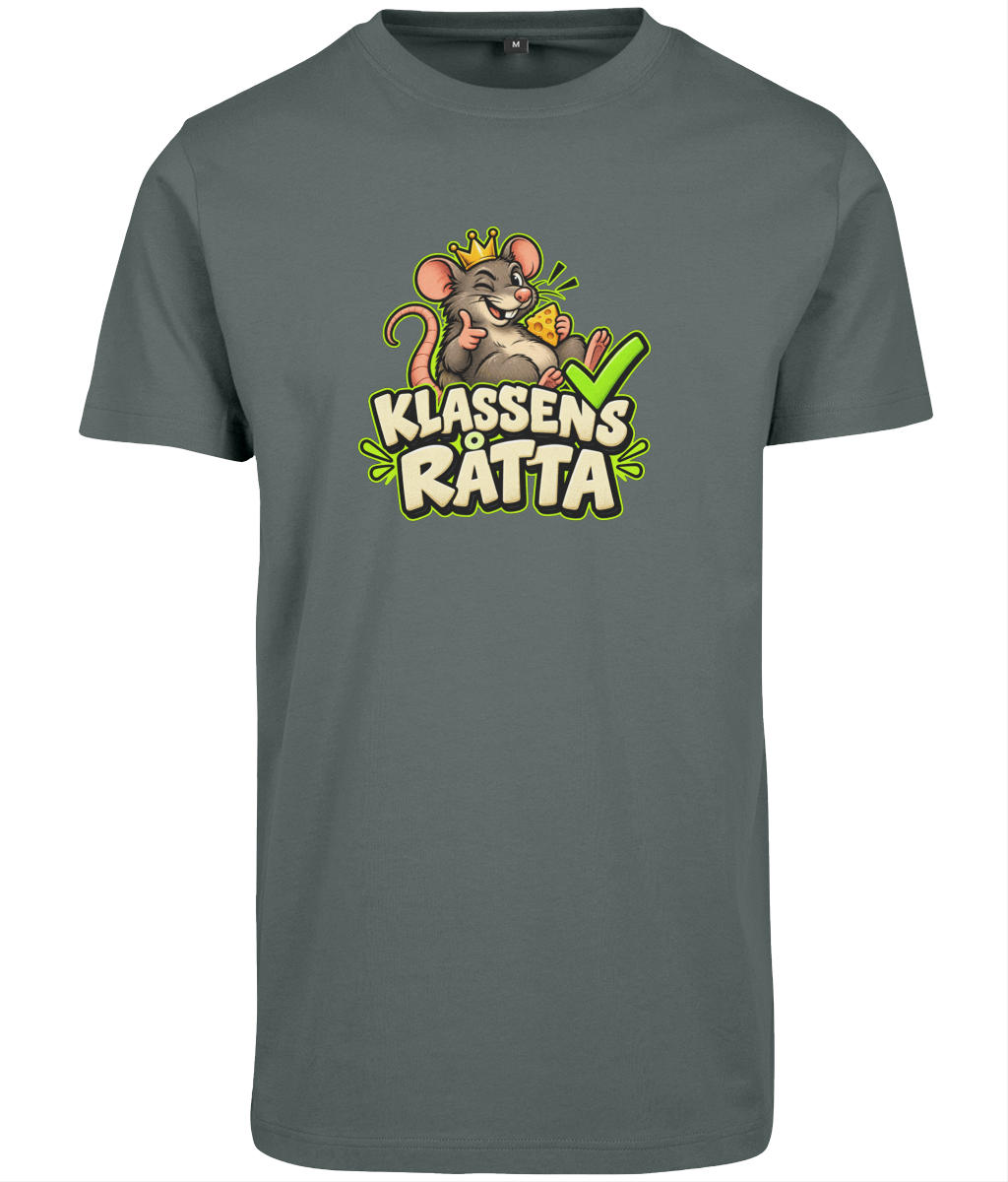 T-shirt Råtta i färgen Bottle Green